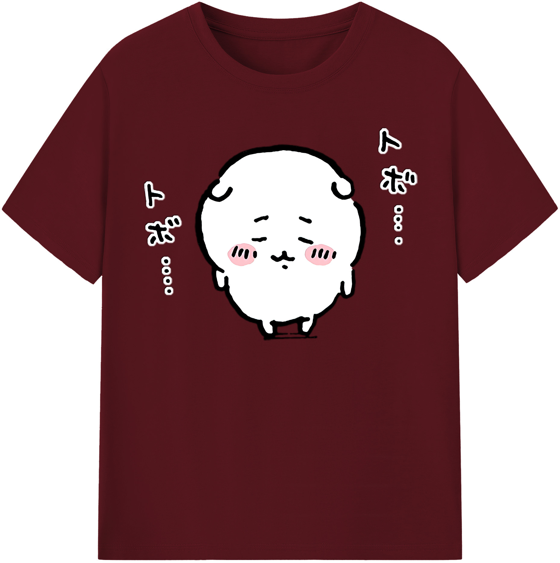 （画像用） ちいかわ ちいかわ Chii-kawa chiikawa 綿100％半袖Tシャツ（フロントプリント）